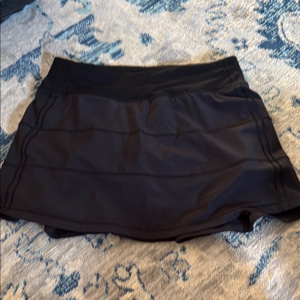 Lululemon Athletica Black Pace Rival Skort
